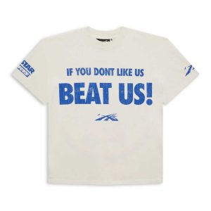 Hellstar Sports Beat Us! Tee White Blue